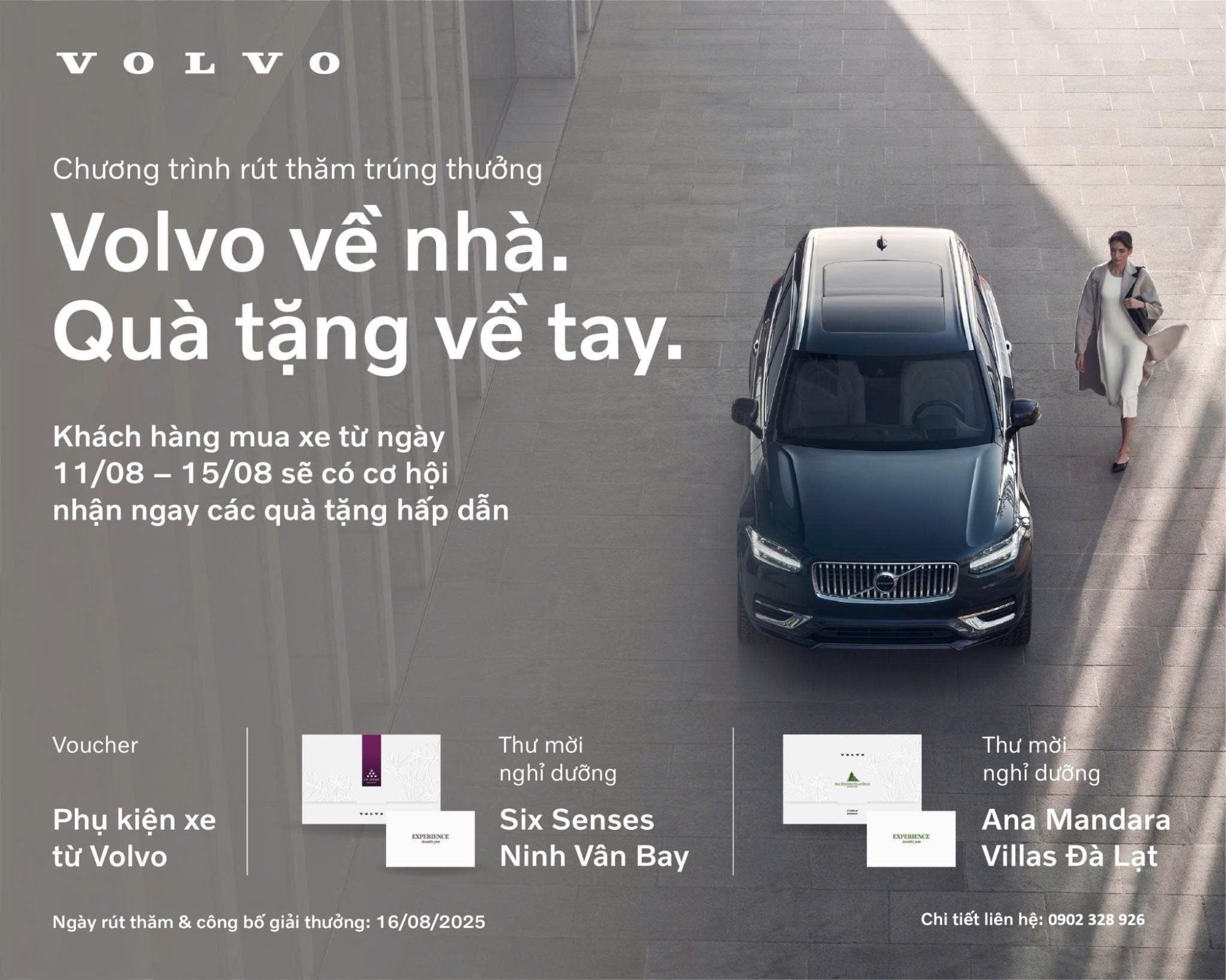 Volvo về nhà. Quà Tặng Về Tay. Từ ngày 11/08 đến 15/08/2025.