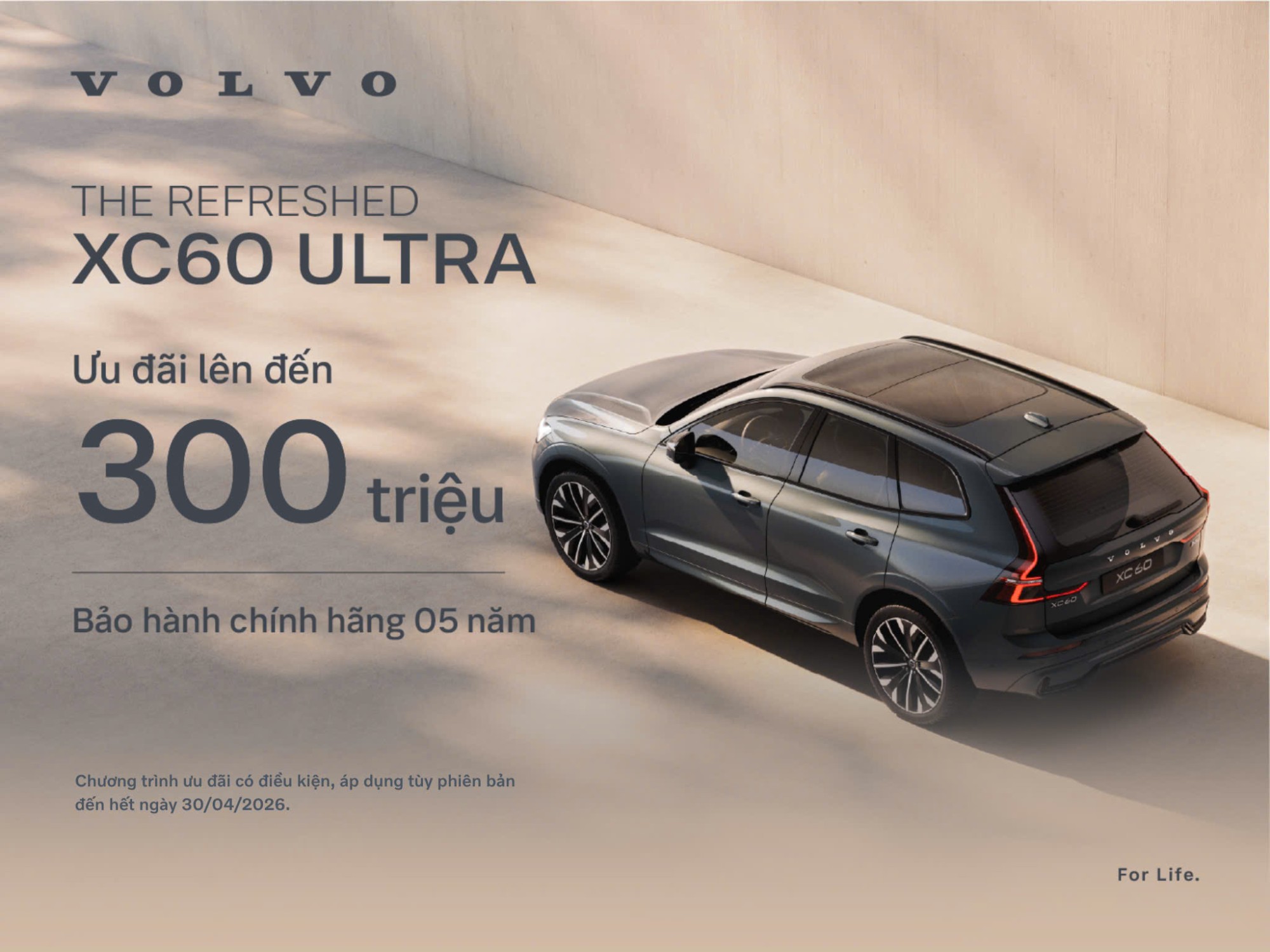 CHƯƠNG TRÌNH ƯU ĐÃI XC60 ULTRA THÁNG 4/2026